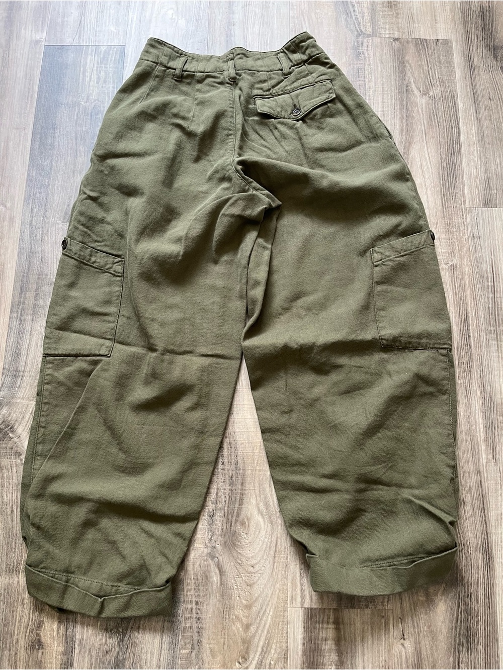 YMC Olive Cargo Trousers - Picture 3 of 3
